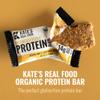 Kates Real Food Organic Protein Bars  (Snickerdoodle, 2.2 oz, Pack of 12)  Plant Based Protein Bars - Gluten Free, Soy Free, Non GMO, Whole Grains, and All Natural view 4