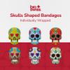 BioSwiss Bandages, Sugar Skull Shaped Self Adhesive Bandage Set, Latex Free, Sterile Wound Care, 24 Count view 3