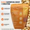 B.rad Superfuel - Grass Fed Whey Protein Isolate Boosted with Creatine | Farm-Fresh, Easy-to-Digest, Clean Ingredients | 2 Pounds | 100% USA Sourced | Peanut Butter view 2