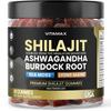 Organic Shilajit Gummies, Sea Moss, Ashwagandha, 105+ Trace Minerals  Organic Burdock Root & Lions Mane Mushroom  Watermelon Flavor - Vegan & Non-GMO  Made in USA  60ct view 1