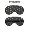 Bumble Bees Eye Mask, Blackout Eye Mask unisex,Sleep Eye Covers with Adjustable Straps, Travel Eye Mask view 2