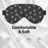 Bumble Bees Eye Mask, Blackout Eye Mask unisex,Sleep Eye Covers with Adjustable Straps, Travel Eye Mask view 3