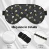 Bumble Bees Eye Mask, Blackout Eye Mask unisex,Sleep Eye Covers with Adjustable Straps, Travel Eye Mask view 4