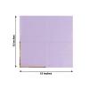 Efavormart 50 Pack Lavender Soft 2 Ply Paper Beverage Napkins with Gold Foil Edge, Disposable Cocktail Napkins - 6.5"x6.5" view 3