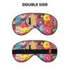 coffee and donuts Eye Mask, Blackout Eye Mask unisex,Sleep Eye Covers with Adjustable Straps, Travel Eye Mask view 2