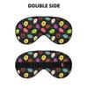 Donut Eye Mask, Blackout Eye Mask unisex,Sleep Eye Covers with Adjustable Straps, Travel Eye Mask view 2