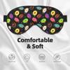 Donut Eye Mask, Blackout Eye Mask unisex,Sleep Eye Covers with Adjustable Straps, Travel Eye Mask view 3