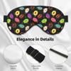 Donut Eye Mask, Blackout Eye Mask unisex,Sleep Eye Covers with Adjustable Straps, Travel Eye Mask view 4