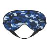 Blue Camo Eye Mask, Blackout Eye Mask unisex,Sleep Eye Covers with Adjustable Straps, Travel Eye Mask view 1