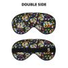 Autism Awareness Puzzle Pieces Heart Eye Mask, Blackout Eye Mask unisex,Sleep Eye Covers with Adjustable Straps, Travel Eye Mask view 2