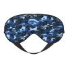 Blue Camo Eye Mask, Blackout Eye Mask unisex,Sleep Eye Covers with Adjustable Straps, Travel Eye Mask view 1