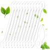 100 Count Disposable Tongue Scraper, Plastic Tongue Cleaner for Adults and Kids, Tongue Scrubber for Oral Care, Promote Fresh Breath view 1