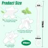 100 Count Disposable Tongue Scraper, Plastic Tongue Cleaner for Adults and Kids, Tongue Scrubber for Oral Care, Promote Fresh Breath view 2