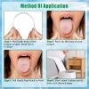 100 Count Disposable Tongue Scraper, Plastic Tongue Cleaner for Adults and Kids, Tongue Scrubber for Oral Care, Promote Fresh Breath view 4