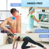 4 Pack Hands-Free Stickable 5" Reusable Gel Ice Pack,Stick-On Cold Compress for Pain Relief, Injuries,Inflammation(2Blue+2Green) view 2