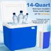 Cold Therapy Machine After Surgery Ice Machine with Knee Flexible Pad, Cryotherapy Machine for Knee Pain, Sprains, Swelling, Other Injuries, Quiet Pump,Timing Function (14 Quart) view 3