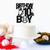 10th Birthday Boy Cake Topper, Baseball 10th Birthday Decorations, Double Digits 10/Level 10 Unlocked Cake Decor, Large Sport Baseball Theme 10th Birthday Party Decoration Supplies, Black Glitter view 3
