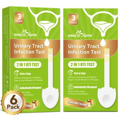 Easy@Home UTI Test Strips6 Pack Urinary Tract Infection Test for Women
