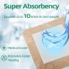 Jointown Foam Absorbent Wound Care Dressing, Adhesive Silicone Sacral Foam Dressing with Border, Waterproof Bed Sore Bandages, 7"x7", 5 PCS view 4