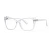 Autojouls 3-Pack Reading Glasses for WomenOprah Style Frame Spring Hinge Clear Lens Readers Glasses, Black DarkTortoise Transparent 1.5 x view 4