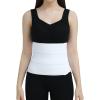 Abdominal Binder Post Surgery Tummy Tuck Belt for Women & Men, Postpartum Belly Band Compression Stomach Wrap, Breathable, Skin Friendly - (45" - 60") 3 Panel - 9" (White) view 1