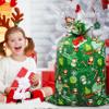 Nwvuop 36 56 Inches Jumbo Christmas Gift Bag, Giant Plastic Gift Bag Christmas Wrapping Bag with Gift Tags(Green) view 4