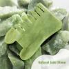 airogym Jade Stone Gua Sha Massage Tool Set Larger Guasha Board with Handle, Jade Stone Guasha Scalp Comb, Muscle Scraping Massage Tools view 3