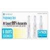 Amplim Early Detection Pregnancy Test Bulk, Early Result 6 Days Sooner, Extra Sensitive 10 MIU/mL, 99.9% Accurate HCG Test Midstream, Easy Home or Clinic Urine Test, 3-Pack view 1