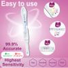 Amplim Early Detection Pregnancy Test Bulk, 10 MIU/mL, 99.9% Accurate HCG Test Midstream, Early Result 6 Days Sooner, Extra Sensitive ept, HPT Easy Home or Clinic Urine Test (10-Pack) view 4