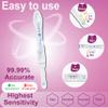 Amplim Early Detection Pregnancy Test Sticks 15 Pack, 99.99% Accurate, Sensitive Midstream Home Urine Test Kit for Women, 3-Sec Reliable Results 6 Days Sooner, 10 MIU/mL HCG, FDA Cleared view 4