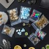 300 Packs Travel Pill Bags BPA Free 4.7 mil 3 Assorted Sizes 1.57x2.36'', 1.97x2.76'', 2.36x3.54'' Plastic Reusable Zip Bags Clear, Pill Pouch for Storage Jewelry and Small Craft Pieces view 4