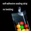 JOSDIOX Self Sealing Cellophane Pretzel Bags 2x10 Inches 300pcs, Thickened Pretzel Rod Bag, Resealable for Packaging ICY Candy Popsicle, Favors, Products view 3