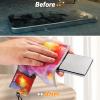 2 Sided Glasses Cleaner & Polishing Cloths,Portable Eye Glass Cleaning Cloths with Pouch, Microfiber Glasses Cleaning Cloth Keychain for Glasses Lenses Screens Cameras iPad iPhone, Mixcolor,4X 6-Inch view 3