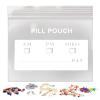 125 Packs Pill Pouch Bags 6 mil 3x2.75'', Bpa Free Travel Medicine Organizer, Writable Clear Small Portable Pill Organizer, Pill Case for Purse, Pill Pockets for Meds, Storage, Packaging & Travel view 1
