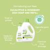 AspenClean | Dish Soap & Refill | Eucalyptus and Rosemary | Liquid Dishwashing Detergent Soap | Non - Toxic | 100% Natural | EWG Verified | 64 fl oz - Refills Over 3.5 Standard Soap Bottles view 2