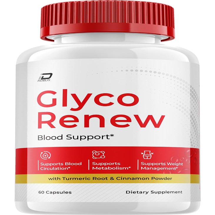 Glyco Renew Capsules, GlycoRenew Advanced Supplement, All Natural Formula to Maintain Healthy Levels, Maximum Strength Daily Formula, Glyco Renew Capsules Reviews (1 Pack - 60 Capsules)