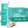 MyHy Liquid Hydration Packets, Electrolyte Drink Mix for Adults & Kids Hydration Support, Dehydration Relief for Travel, Pregnancy, Fitness, Bachelor & Bachelorette Party  Island Ice, 50 Count view 1