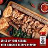 Aleppo Pepper - Pul Biber Turkish Spice - Alepo Flakes - Crushed Maras Chili Flake - Middle Eastern Seasoning - Mediterranean Spice - 9oz view 2