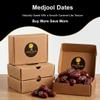DolceFrutti Medjool Dates 2 Lbs Naturally Sweet with Rich Caramel Taste, Grown in California Using Permaculture Practices, Great for Snacking & Blending, Farm Fresh & Handpicked view 3