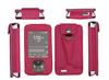 SNK Fitted Leather Case W/Screen Protector & Pocket for Dexcom G7 / G6 Receiver (Retail Packaging Includes Lanyard) (Hot Pink) view 1
