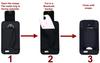 SNK Fitted Leather Case W/Screen Protector & Pocket for Dexcom G7 / G6 Receiver (Retail Packaging Includes Lanyard) (Hot Pink) view 4