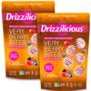 Drizzilicious Mini Flavored Rice Cakes Very Berry - Rice Crisps, Healthy Snack for Adults and Kids, Vegan, Gluten Free Snack, Allergen Free, Only 90 Calories Per 21 Pieces - 4 oz (Pack of 2) view 1