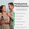 Wild Methylated Multivitamin for Women & Men | Daily Multi Vitamin | MTHFR Supplement Without Iron | Methylated B12, Folate, Vitamin C, A, K2, D, E, Choline, Biotin, ALA, CoQ10 & More (60 Capsules) view 3