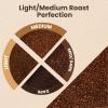 Wellsley Farms Golden Caramel Ground Coffee - 100% Arabica Light Roast - Non GMO, Low Carb and Low Sodium - Flavoured Coffee for Home and Office - Smooth Caramel Coffee Taste - 32 oz Resealable Bag view 2