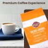 Wellsley Farms Golden Caramel Ground Coffee - 100% Arabica Light Roast - Non GMO, Low Carb and Low Sodium - Flavoured Coffee for Home and Office - Smooth Caramel Coffee Taste - 32 oz Resealable Bag view 3