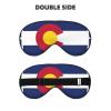 Colorado state flag Eye Mask, Blackout Eye Mask unisex,Sleep Eye Covers with Adjustable Straps, Travel Eye Mask view 2