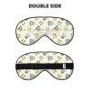 Animal Cartoon Owls Cute Eye Mask, Blackout Eye Mask unisex,Sleep Eye Covers with Adjustable Straps, Travel Eye Mask view 2