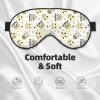 Animal Cartoon Owls Cute Eye Mask, Blackout Eye Mask unisex,Sleep Eye Covers with Adjustable Straps, Travel Eye Mask view 3