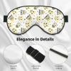 Animal Cartoon Owls Cute Eye Mask, Blackout Eye Mask unisex,Sleep Eye Covers with Adjustable Straps, Travel Eye Mask view 4