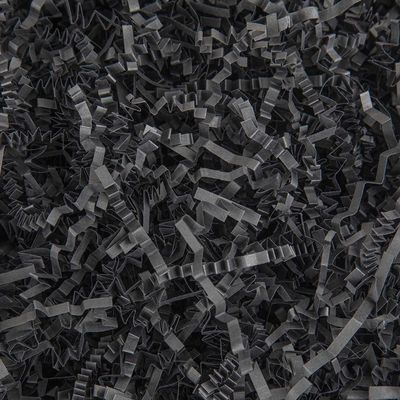 Caleihd 1LB Crinkle Paper Filler Cut Shredded Paper, Gift Box Baskets Wrapping and Filling for Easter, Birthday, Wedding, Christmas Decoration(Black)